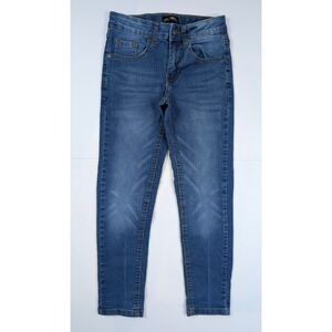 Lee Skinny Fit Adjustable Waist Tapered Leg Blue Denim Wash Jeans‎ Boy's Size 10